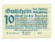 10 Heller 1919 SALZBURG Österreich UNC Notgeld Papiergeld Banknote #P10697 - [11] Local Banknote Issues