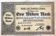 1 MILLION MARK 1923 Stadt AACHEN Rhine DEUTSCHLAND Papiergeld Banknote #PK996 - [11] Local Banknote Issues