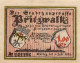 1 MARK 1922 Stadt PRITZWALK Brandenburg UNC DEUTSCHLAND Notgeld Banknote #PB746 - [11] Emissions Locales