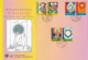 Bhutan Nelle Calédonie Nations Unies Rêve De Paix 2005 FDC ONU New Caledonia United Nations Dream For Peace - Joint Issues