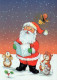 SANTA CLAUS CHRISTMAS Holidays Vintage Postcard CPSM #PAJ586.GB - Santa Claus