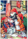 SANTA CLAUS CHILDREN CHRISTMAS Holidays Vintage Postcard CPSM #PAK293.GB - Santa Claus