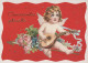 ANGEL CHRISTMAS Holidays Vintage Postcard CPSM #PAJ066.GB - Anges