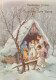 ANGEL CHRISTMAS Holidays Vintage Postcard CPSM #PAH809.GB - Engelen
