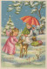 ANGEL CHRISTMAS Holidays Vintage Postcard CPSM #PAH120.GB - Angels