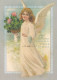 ANGEL CHRISTMAS Holidays Vintage Postcard CPSM #PAH376.GB - Anges