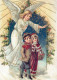 ANGEL CHRISTMAS Holidays Vintage Postcard CPSM #PAH247.GB - Anges