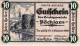 10 HELLER 1920 Stadt PoCHLARN Niedrigeren Österreich Notgeld Banknote #PE399 - [11] Emissions Locales