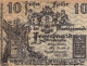 10 HELLER 1920 Stadt PERSENBEUG Niedrigeren Österreich Notgeld #PE253 - [11] Local Banknote Issues