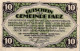 10 HELLER 1920 Stadt PARZ Oberösterreich Österreich Notgeld Banknote #PE308 - [11] Emissions Locales