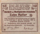 10 HELLER 1920 Stadt OTTENSHEIM Oberösterreich Österreich Notgeld Papiergeld Banknote #PG615 - [11] Emissions Locales