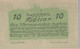 10 HELLER 1920 Stadt NEUSTADTL AN DER DONAU NABEGG JUDENHOF WINDPASSING AND KLEIN WOLFSTEIN Niedrigeren #PG967 - [11] Local Banknote Issues