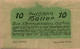 10 HELLER 1920 Stadt NEUSTADTL AN DER DONAU NABEGG JUDENHOF WINDPASSING AND KLEIN WOLFSTEIN Niedrigeren #PG633 - [11] Local Banknote Issues