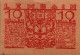 10 HELLER 1920 Stadt LEMBACH Oberösterreich Österreich Notgeld Banknote #PD766 - [11] Emissions Locales