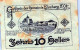 10 HELLER 1920 Stadt KÜRNBERG Niedrigeren Österreich Notgeld Banknote #PI209 - [11] Emissions Locales