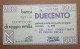 BANCA AGRICOLA COMMERCIALE DI REGGIO EMILIA, 200 Lire 05.10.1977 Ass. Prov. Commercianti (A1.52) - [10] Cheques En Mini-cheques