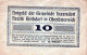 10 HELLER 1920 Stadt INZERSDORF Oberösterreich Österreich Notgeld Papiergeld Banknote #PG882 - [11] Lokale Uitgaven