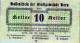 10 HELLER 1920 Stadt HORN Niedrigeren Österreich Notgeld Banknote #PF146 - Lokale Ausgaben