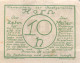 10 HELLER 1920 Stadt HORN Niedrigeren Österreich Notgeld Banknote #PD630 - Lokale Ausgaben
