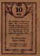 10 HELLER 1920 Stadt HEILIGENBERG Oberösterreich Österreich Notgeld Papiergeld Banknote #PG845 - Lokale Ausgaben
