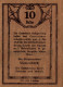 10 HELLER 1920 Stadt HEILIGENBERG Oberösterreich Österreich Notgeld Papiergeld Banknote #PG845 - [11] Emissions Locales