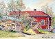 PINTURA FINLANDIA Vintage Tarjeta Postal CPSM #PAV624.ES - Paintings