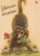 PERRO Animales Vintage Tarjeta Postal CPSM #PAN871.ES - Dogs