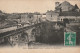 DE 24 -(40) ROQUEFORT  -  LE PONT DE L' ESTAMPON  - ANIMATION -  CARRIOLES AVEC  ATTELAGES  -  2 SCANS - Roquefort