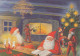 PAPÁ NOEL NAVIDAD Fiesta Vintage Tarjeta Postal CPSM #PAK907.ES - Santa Claus