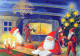 PAPÁ NOEL NAVIDAD Fiesta Vintage Tarjeta Postal CPSM #PAK907.ES - Santa Claus