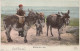 DONKEY Animals Children Vintage Antique Old CPA Postcard #PAA230.GB - Anes