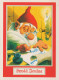 SANTA CLAUS Happy New Year Christmas Vintage Postcard CPSMPF #PKG334.GB - Santa Claus