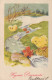 EASTER CHILDREN EGG Vintage Postcard CPA #PKE232.GB - Easter