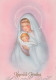 Virgen Mary Madonna Baby JESUS Religion Vintage Postcard CPSM #PBQ051.GB - Vierge Marie & Madones