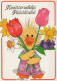 EASTER CHICKEN EGG Vintage Postcard CPSM #PBP039.GB - Easter
