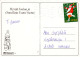 SANTA CLAUS Happy New Year Christmas Vintage Postcard CPSM #PBL356.GB - Santa Claus