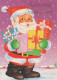 SANTA CLAUS Happy New Year Christmas Vintage Postcard CPSM #PBL029.GB - Santa Claus
