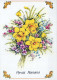 FLEURS Vintage Carte Postale CPSM #PAR066.FR - Blumen