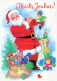 PÈRE NOËL NOËL Fêtes Voeux Vintage Carte Postale CPSM #PAK699.FR - Santa Claus