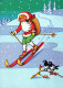 PÈRE NOËL NOËL Fêtes Voeux Vintage Carte Postale CPSM #PAK436.FR - Santa Claus