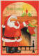 PÈRE NOËL NOËL Fêtes Voeux Vintage Carte Postale CPSM #PAK148.FR - Santa Claus