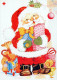PÈRE NOËL NOËL Fêtes Voeux Vintage Carte Postale CPSM #PAJ521.FR - Santa Claus