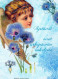 ANGE NOËL Vintage Carte Postale CPSM #PAJ131.FR - Angels