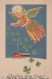 ÁNGEL PASCUA Vintage Tarjeta Postal CPA #PKE296.ES - Anges