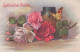 FLORES Vintage Tarjeta Postal CPA #PKE610.ES - Flowers