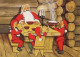 WEIHNACHTSMANN SANTA CLAUS WEIHNACHTSFERIEN Vintage Postkarte CPSM #PAK910.DE - Santa Claus