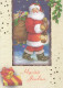 WEIHNACHTSMANN SANTA CLAUS WEIHNACHTSFERIEN Vintage Postkarte CPSM #PAK216.DE - Santa Claus