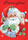 WEIHNACHTSMANN SANTA CLAUS WEIHNACHTSFERIEN Vintage Postkarte CPSM #PAJ797.DE - Santa Claus