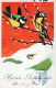 PÂQUES OISEAU Vintage Carte Postale CPA #PKE297.FR - Pâques