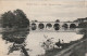 DE 10 -(36) LE BLANC  -  LE PONT - VUE SUR LA CREUSE  -  BARQUE AVEC PECHEURS  -  2 SCANS - Le Blanc